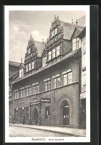 AK Saalfeld /S., Stadt-Apotheke