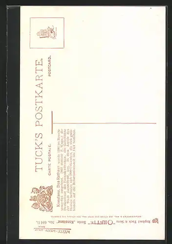 Künstler-AK Konstanz, Das Rathaus