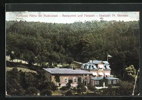 AK Rudolstadt, Kurhaus-Restaurant-Pension Mörla