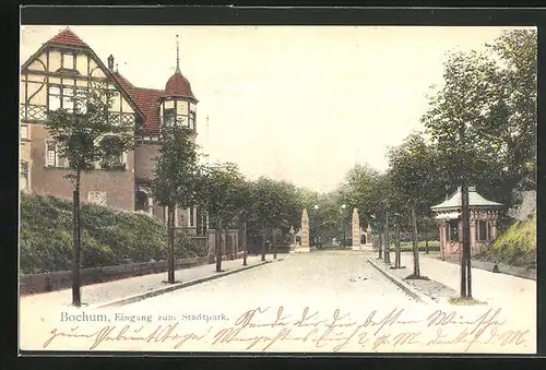 AK Bochum, Eingang zum Stadtpark