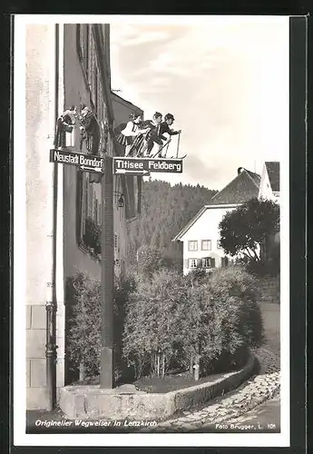 AK Lenzkirch, Origineller Wegweiser