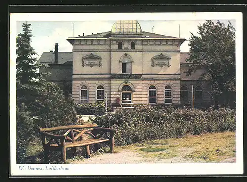 AK Wuppertal-Barmen, Restaurant Luftkurhaus