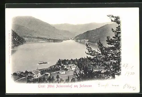 AK Achenkirch, Hotel Achenseehof am Achensee