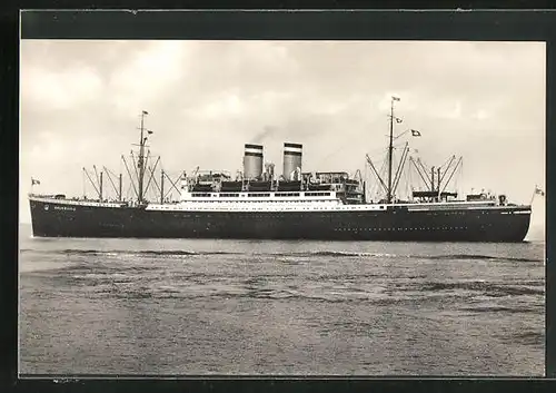 AK Passagierschiff Hamburg auf hoher See