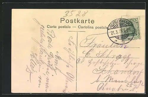 AK Niedermeiser, Gasthaus von John Mogge, Kirche, Postagentur, Totalansicht