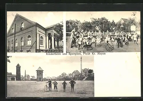 AK Plaidt /Kr. Mayen, Kinderheim und Sportplatz, Mehrfachansicht