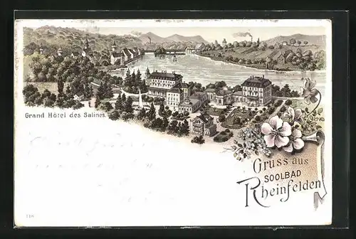 Lithographie Rheinfelden, Grand Hôtel des Salines