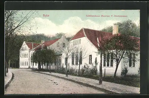 AK Syke, Gasthaus Schützenhaus F. Glockmann