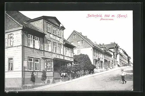 AK Zellerfeld, Hotel Deutsches Haus in der Marktstrasse