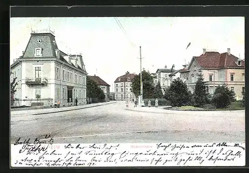 AK Schopfheim, Kreuzung an der Wehrerstrasse