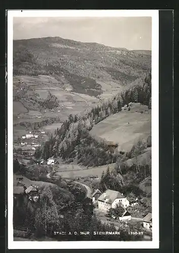 AK Stadl / Mur, Totalansicht mit Gasthaus