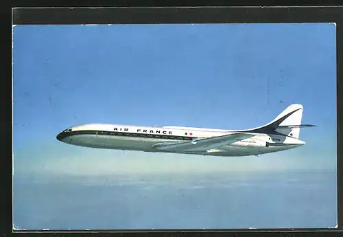 AK Flugzeug Caravelle der Air France
