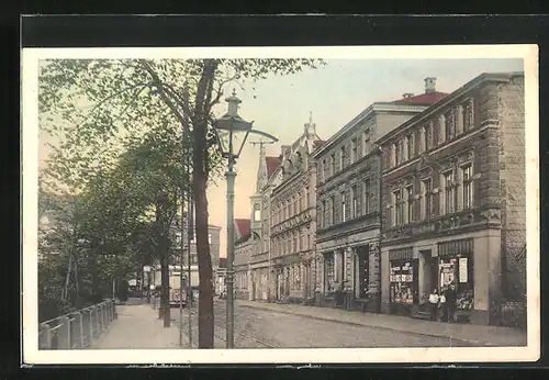 AK Annen, Wittenerstrasse, Strassenbahn