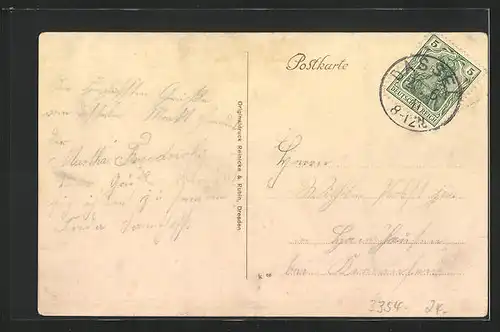 AK Dassel, Ober-Strasse und Post-Strasse mit Geschäften