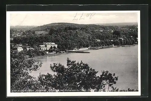 AK Bad Buckow, Blick von der Bollersdorfer Höhe über den Schermützelsee