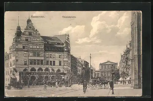 AK Hannover, Thielenplatz mit Kaiser-Haus