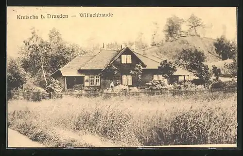 AK Kreischa b. Dresden, Wilischbaude