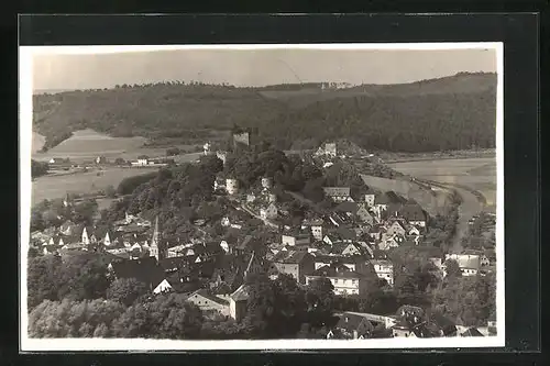 AK Pappenheim, Totalansicht aus der Vogelschau