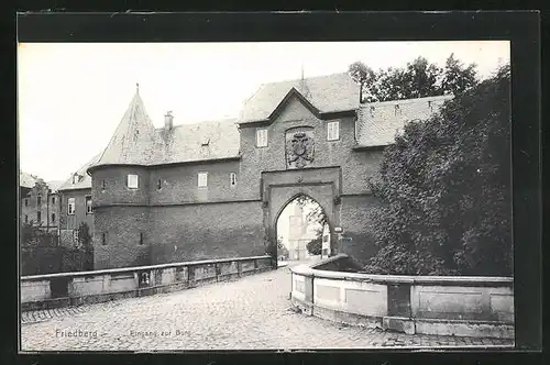 AK Friedberg, Eingang zur Burg