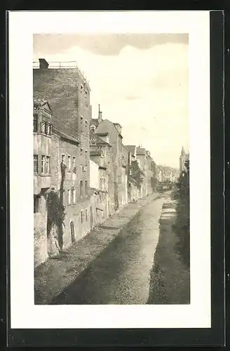 AK Meissen, Blick von der Schulbrücke