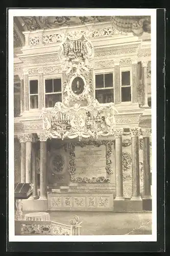 AK Eisenberg, Innenansicht der Schlosskirche, Herzogliche Kapelle