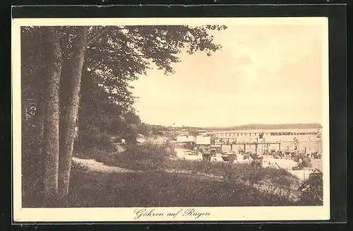 AK Göhren /Rügen, Blick auf Strandpartie