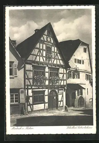 AK Marbach a. Neckar, Schiller`s Geburtshaus