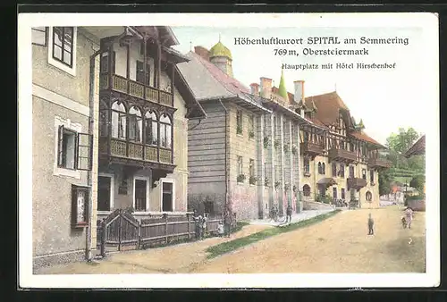 AK Spital am Semmering, Hotel Hirschenhof am Hauptplatz