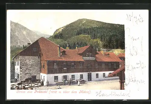 AK Präbichl, Gasthaus Alpenherberge