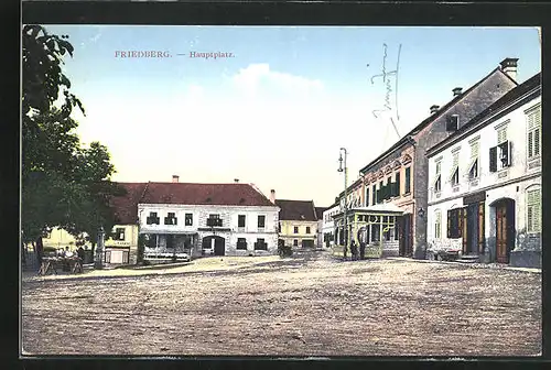 AK Friedberg, Hauptplatz am Park