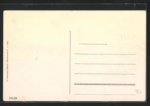 AK Wildalpen, Ortsansicht mit Bergmassiv