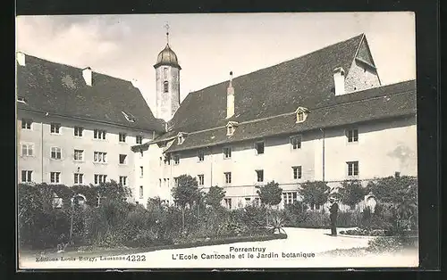 AK Porrentruy, L`Ecole Cantonale et le Jardin botanique