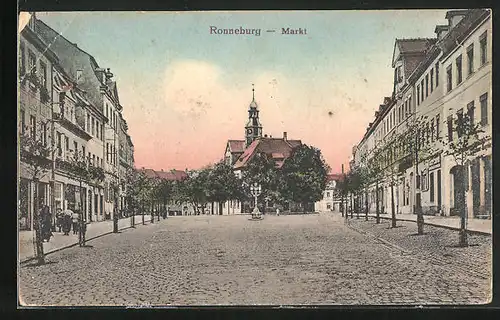 AK Ronneburg, Marktplatz beim Rathaus