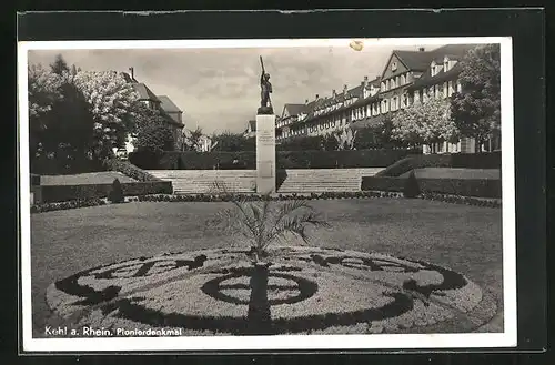 AK Kehl a. Rhein, Pionierdenkmal