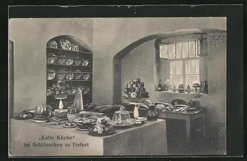 AK Tiefurt, Kalte Küche im Schlösschen