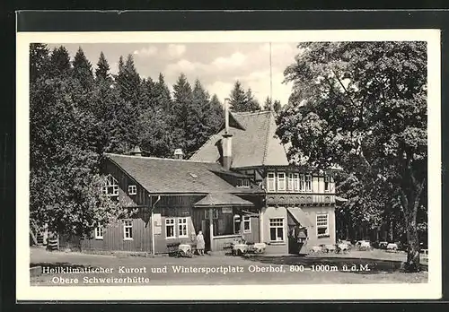 AK Oberhof, Gasthaus Obere Schweizerhütte