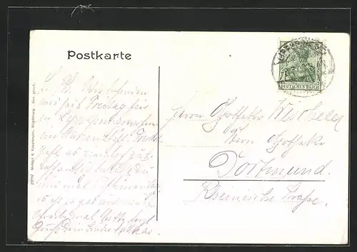 AK Bad Lippspringe, Totalansicht des Marienstiftes