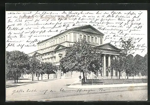 AK Darmstadt, Grossherzogliches Hoftheater