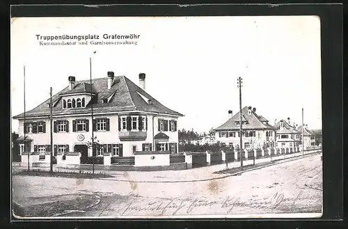 AK Grafenwöhr, Truppenübungsplatz, Kommandantur und Garnisonverwaltung