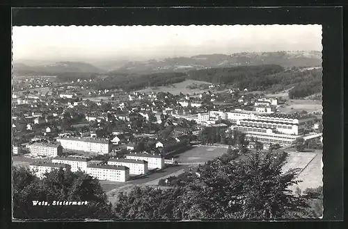 AK Weiz, Totalansicht mit Wohnsiedlung