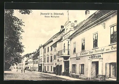 AK Neumarkt, Hotel Steirerhof am oberen Marktplatz