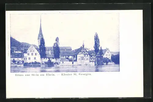 AK Stein /Rhein, Kloster St. Georgen