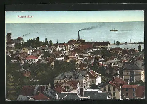 AK Romanshorn, Teilansicht der Stadt