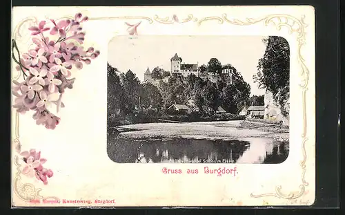 AK Burgdorf, Schloss mit Emme