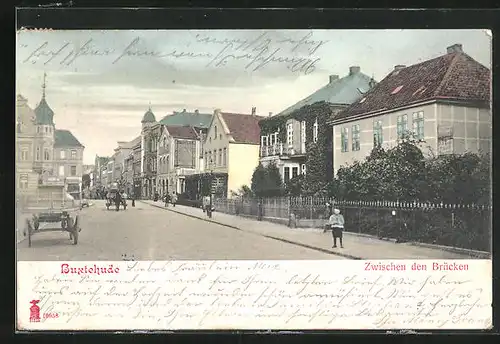 AK Buxtehude, Strasse zwischen den Brücken