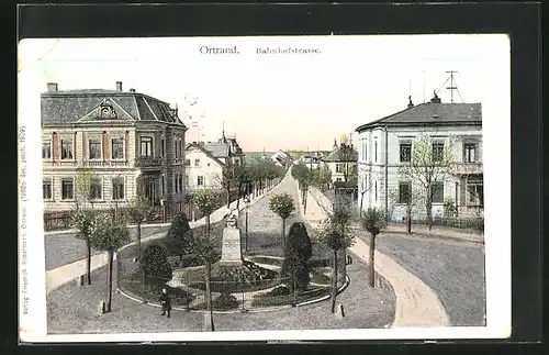 AK Ortrand, Bahnhofstrasse