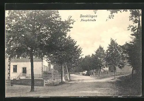 AK Denklingen, Partie an der Hauptstrasse