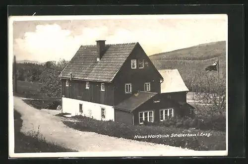 AK Schellerhau /Erzgebirge, Gasthof Waldblick