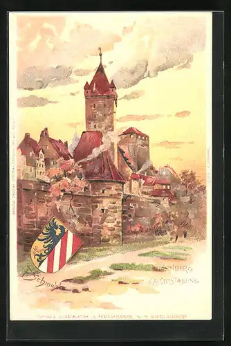 Künstler-AK P. Schmohl: Nürnberg, Kaiserstallung