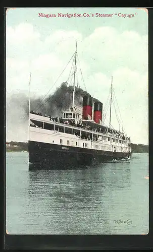 AK Binnenschiff, Niagara Navigation Co. `s Steamer Cayuga